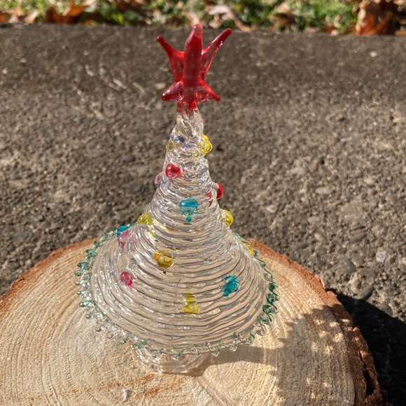 Vintage Hand blown glass tree - Picture 7 of 11